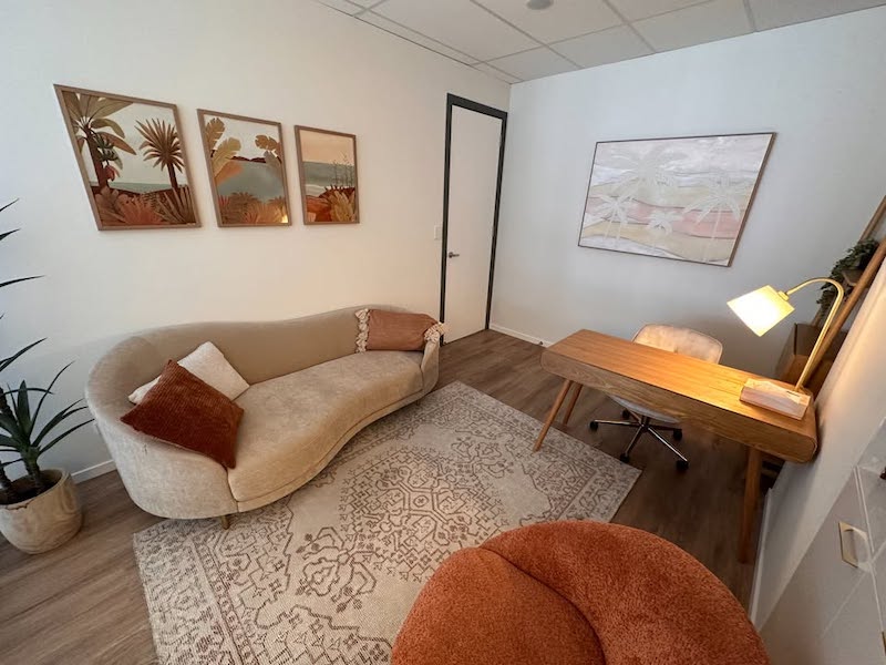 Our Clinic Room in Sippy Downs - Bec D Holistic Health Coach